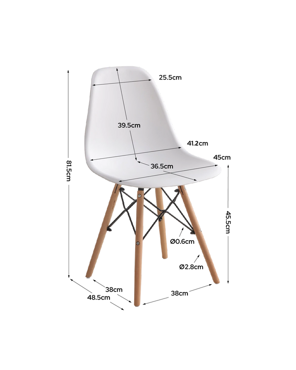 Pack ahorro de mesa Elba y sillas Emilia