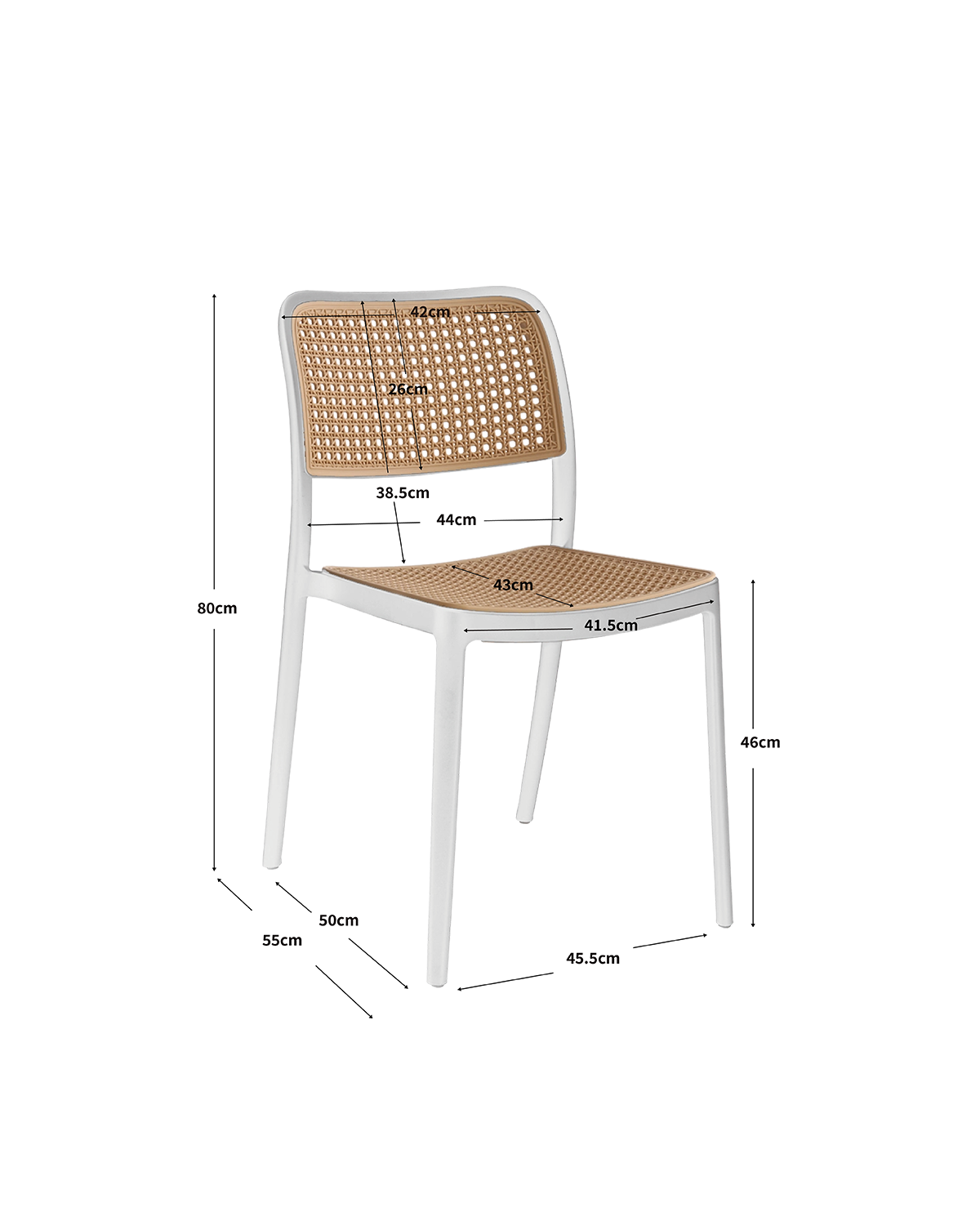 Set de 4 sillas Tammy