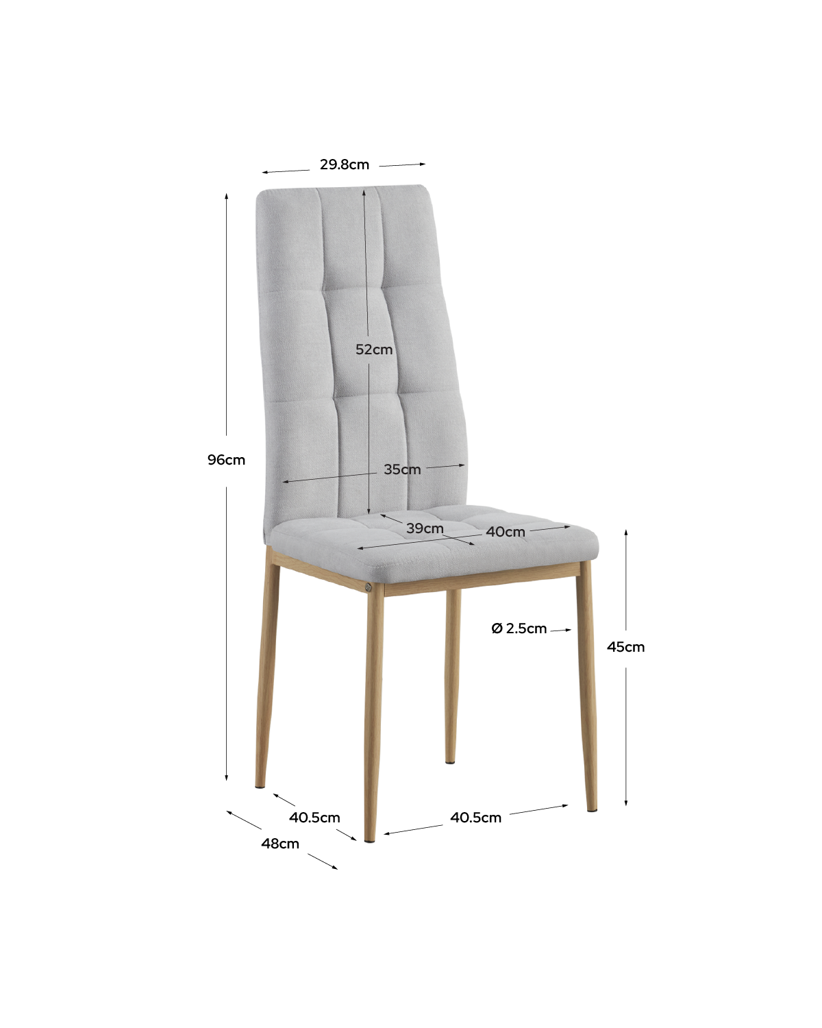 Pack ahorro comedor ocho piezas Bari