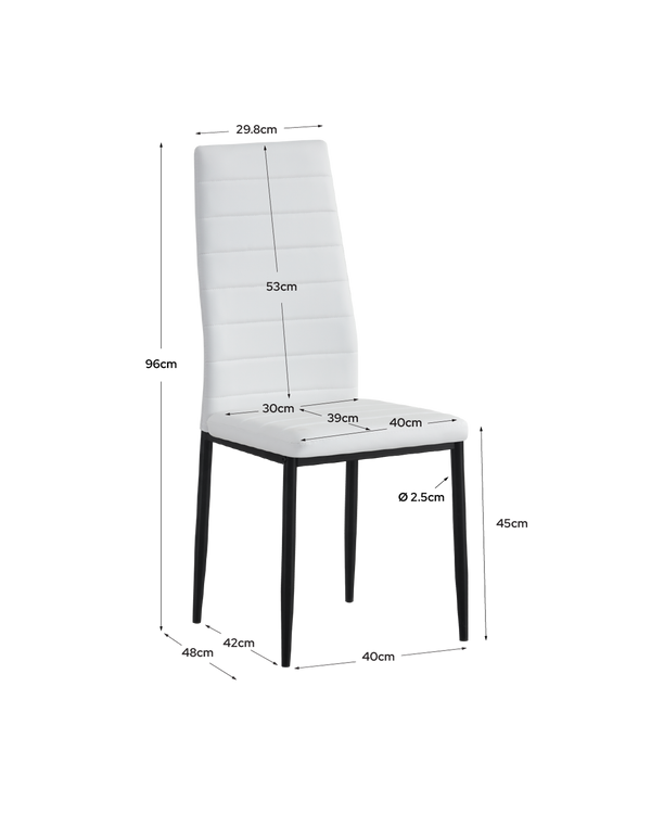 Pack ahorro de mesa extensible Dine y sillas Corina