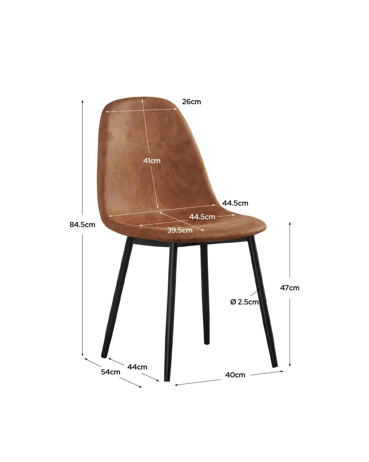 Pack ahorro de mesa de sobre irregular Thelma y sillas Deana