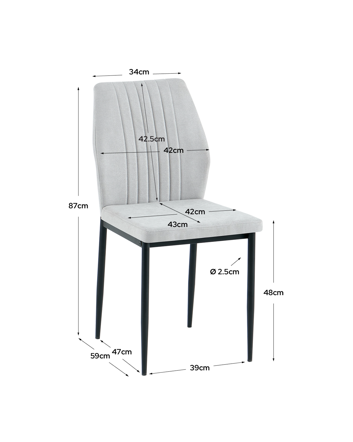 Pack ahorro comedor ocho piezas Bay