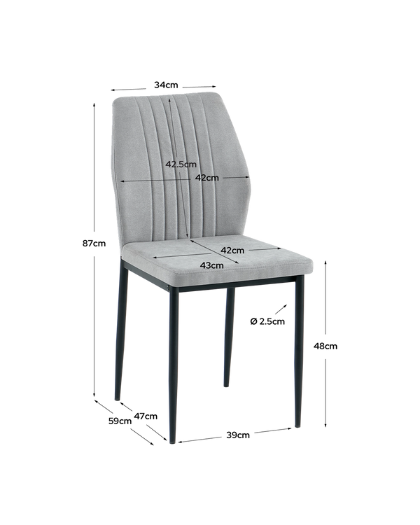 Pack ahorro de mesa extensible Earlene y sillas Manuela