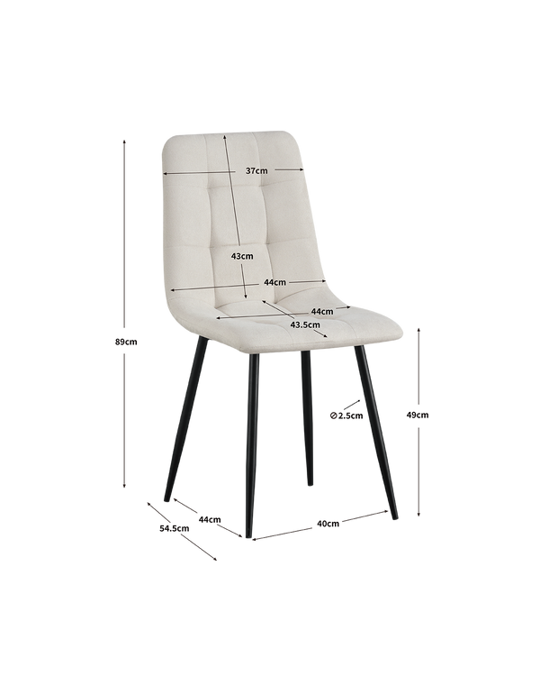 Pack ahorro de mesa extensible Elba y sillas Shanna