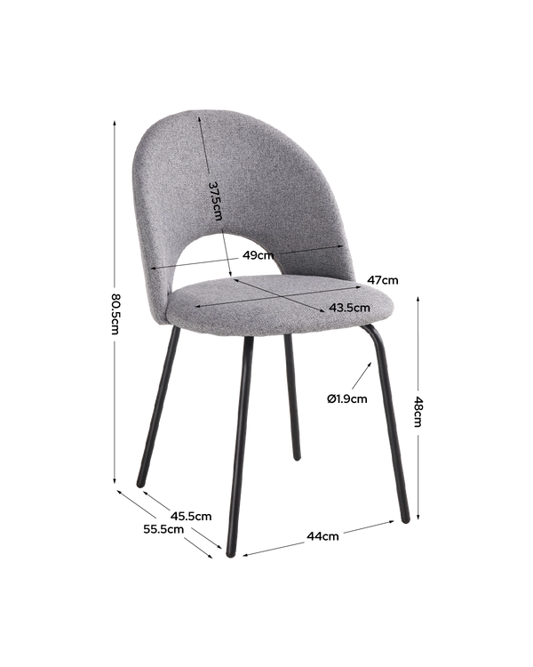 Pack ahorro de mesa extensible Elvia y sillas Lupe