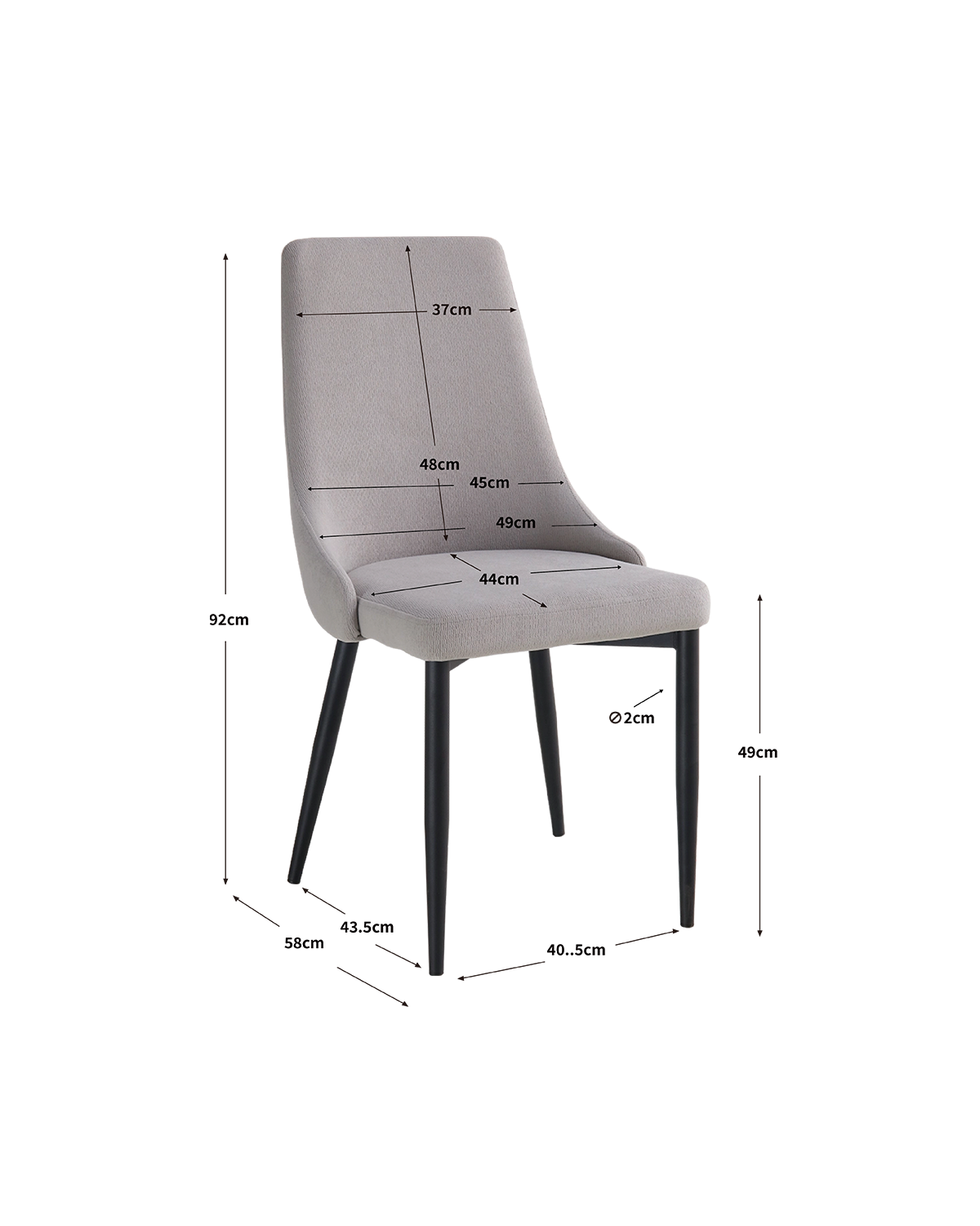 Pack ahorro de mesa Erin y sillas Jackie