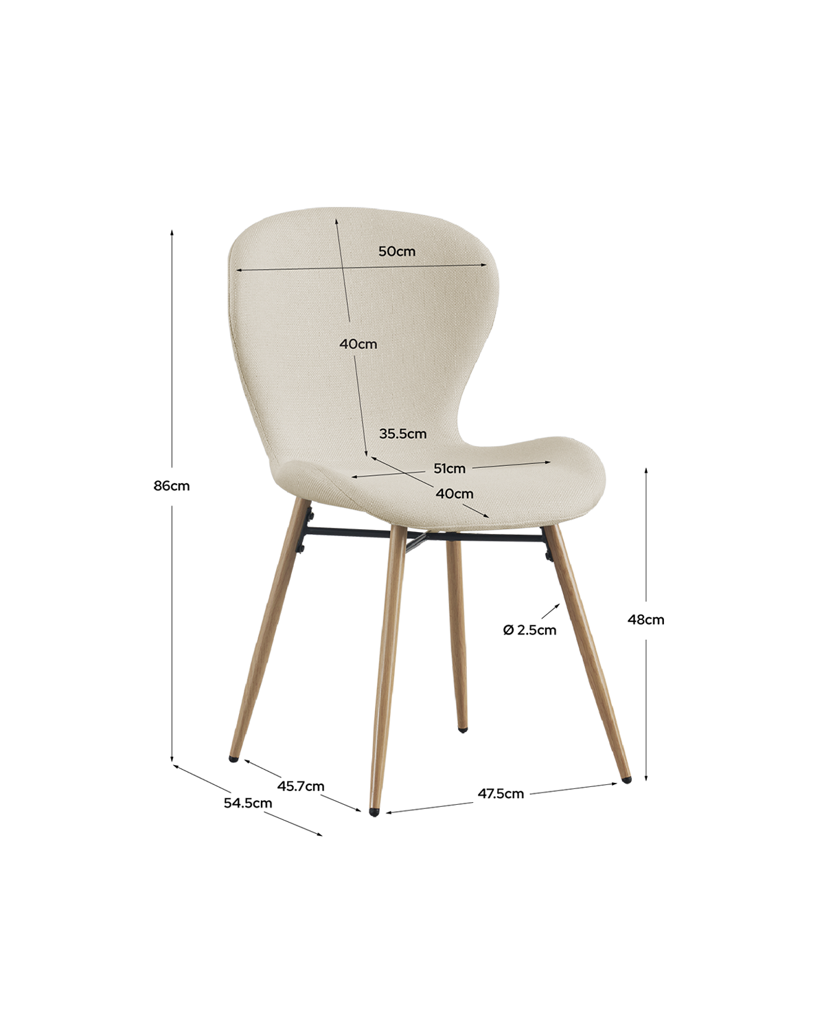 Pack ahorro de mesa extensible Ebony y sillas Helene