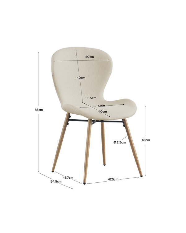 Pack ahorro de mesa extensible Ebony y sillas Helene