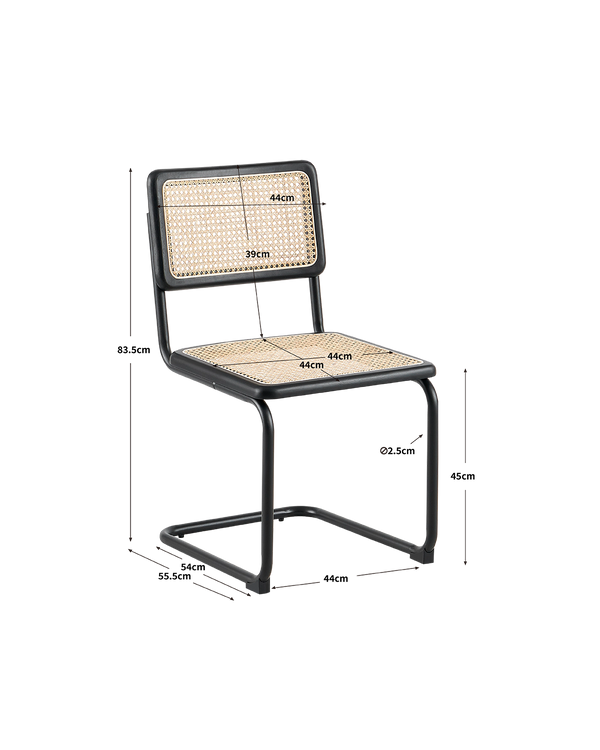 Pack ahorro de mesa Mia y sillas Karyn