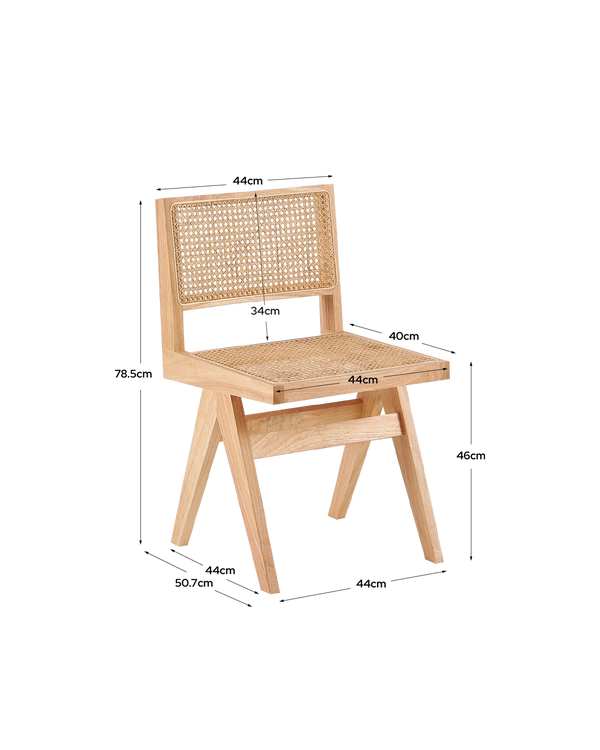 Pack ahorro de mesa Gina y sillas Alana