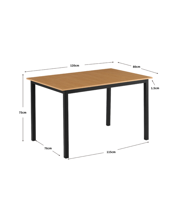 Mesa de comedor rectangular Elba