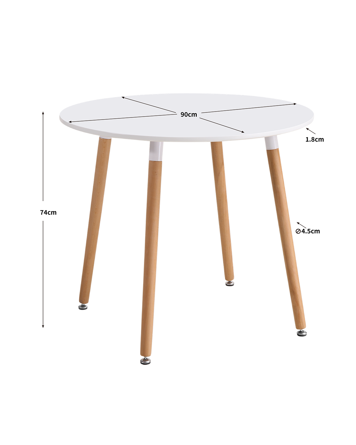 Pack ahorro de mesa Nola y sillas Kaye