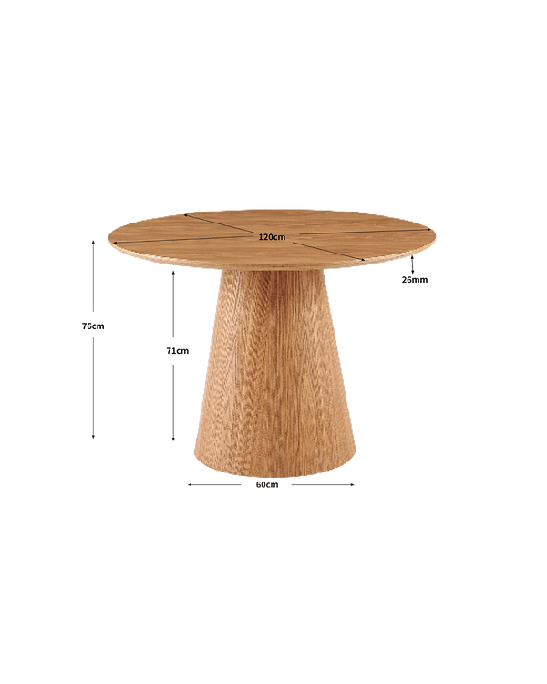 Pack ahorro de mesa Bertha y sillas Grace