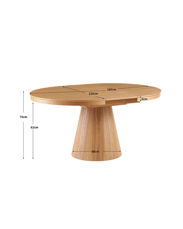 Pack ahorro de mesa extensible Cassie y sillas Hollie