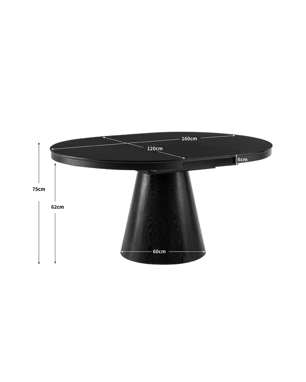 Pack ahorro de mesa extensible Cassie y sillas Hollie