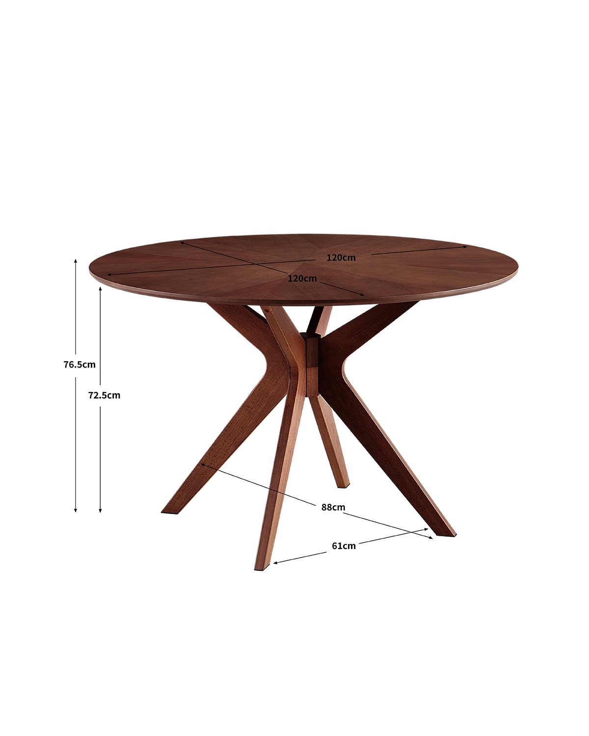 Mesa de comedor redonda Gina