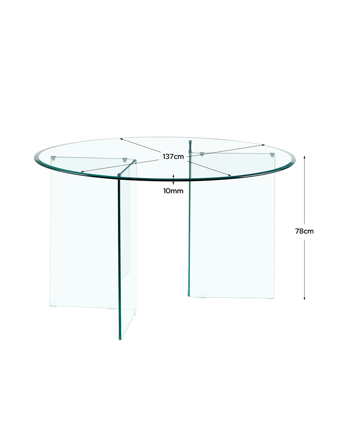 Mesa de comedor redonda Mia