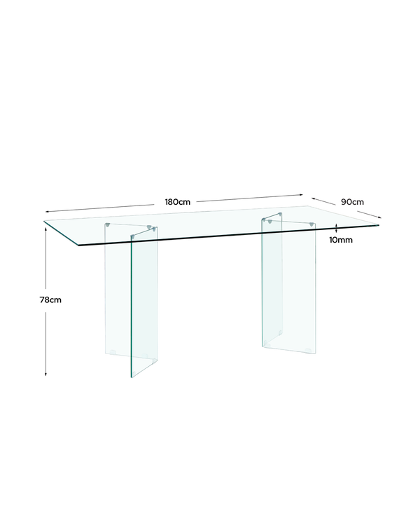 Mesa de comedor rectangular Mia
