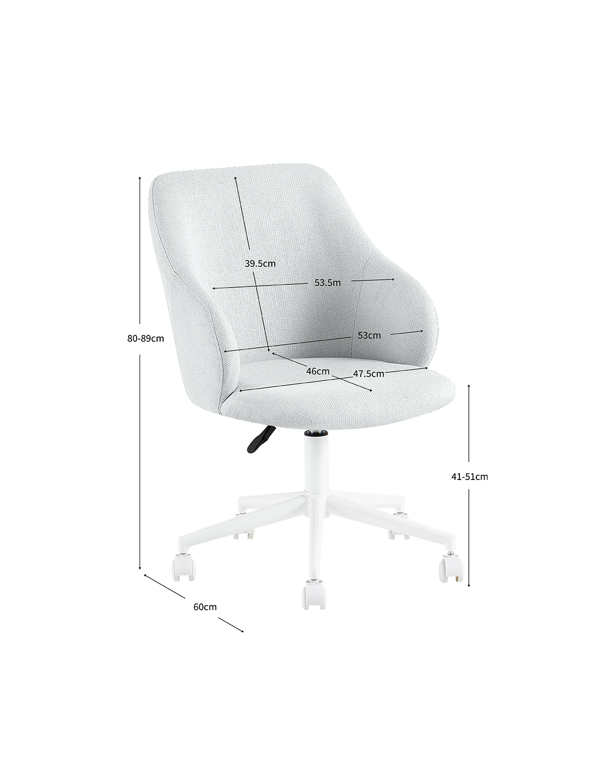 Silla de escritorio Liliana