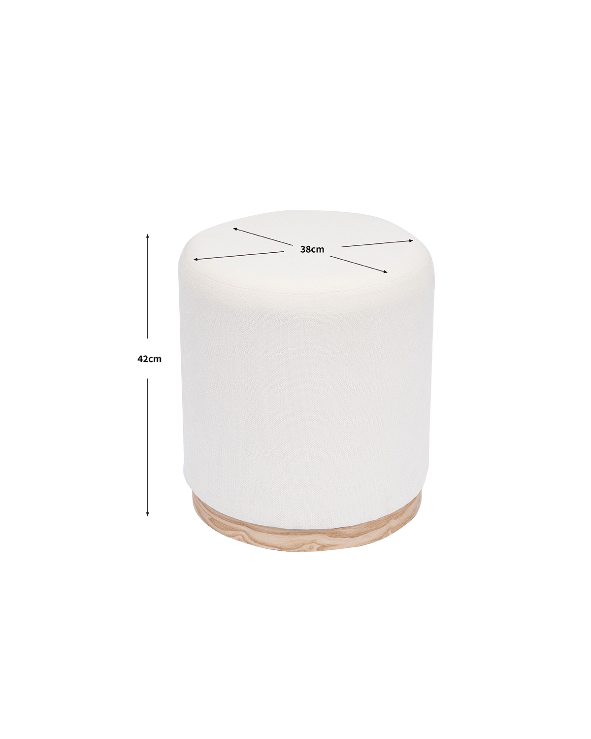 Puff tapizado Sheena