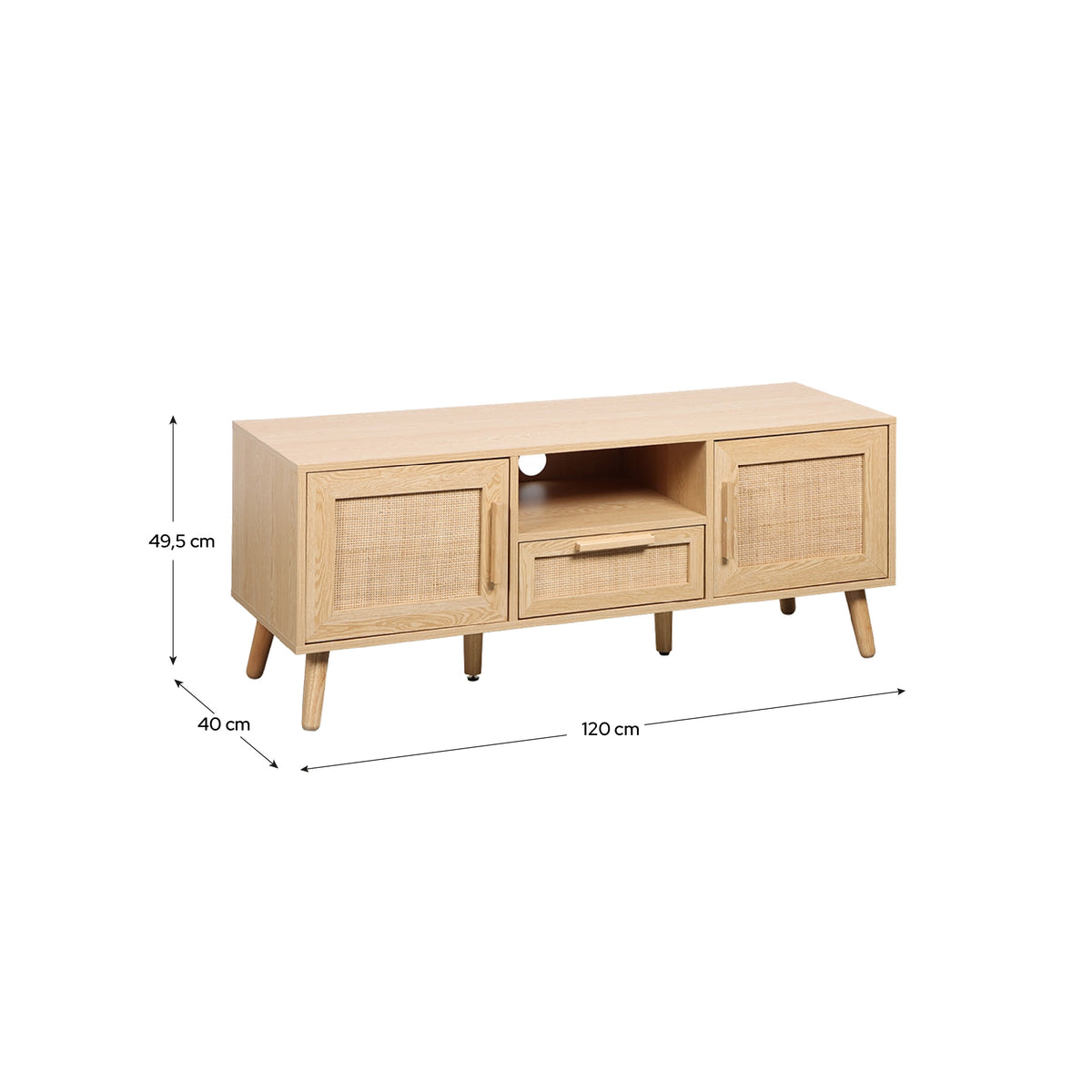 Mueble TV ratán Clare