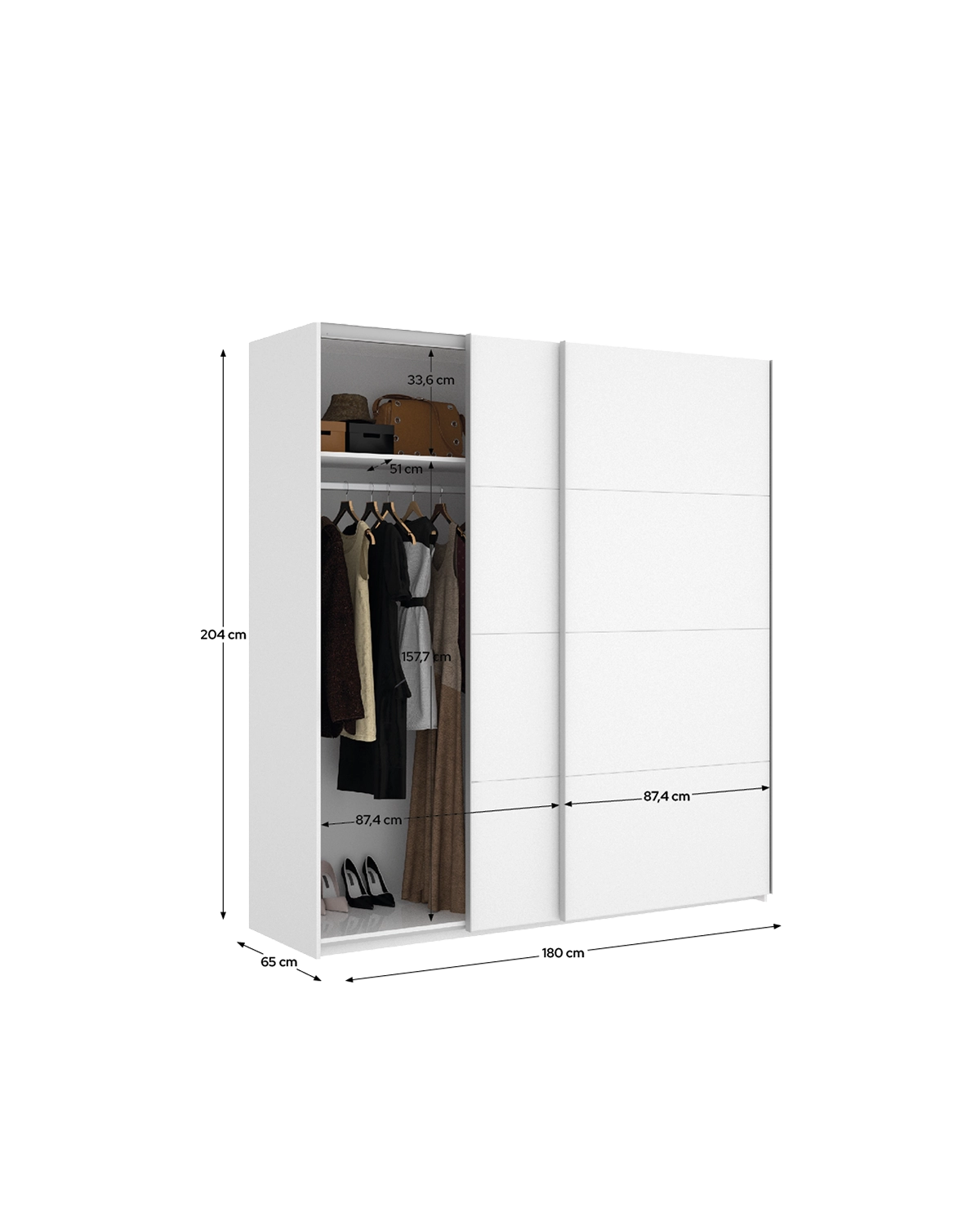 Armario de puertas correderas Slide