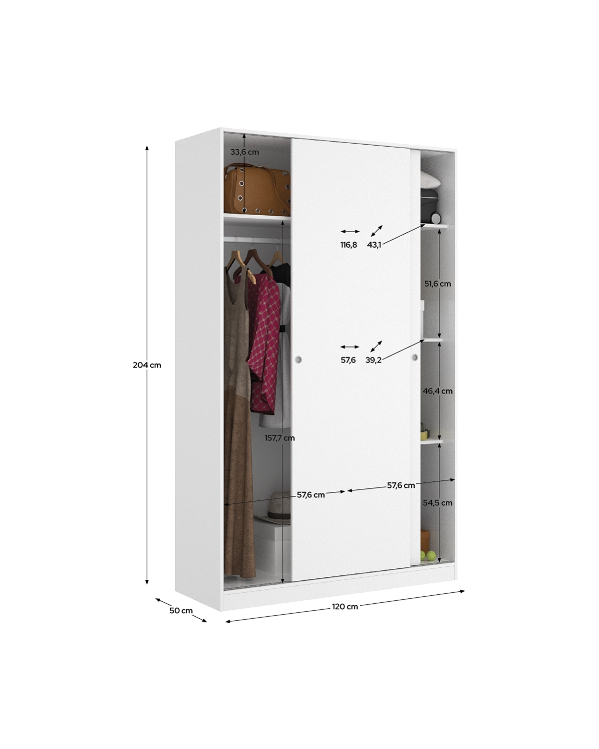 Armario de puertas correderas Slide