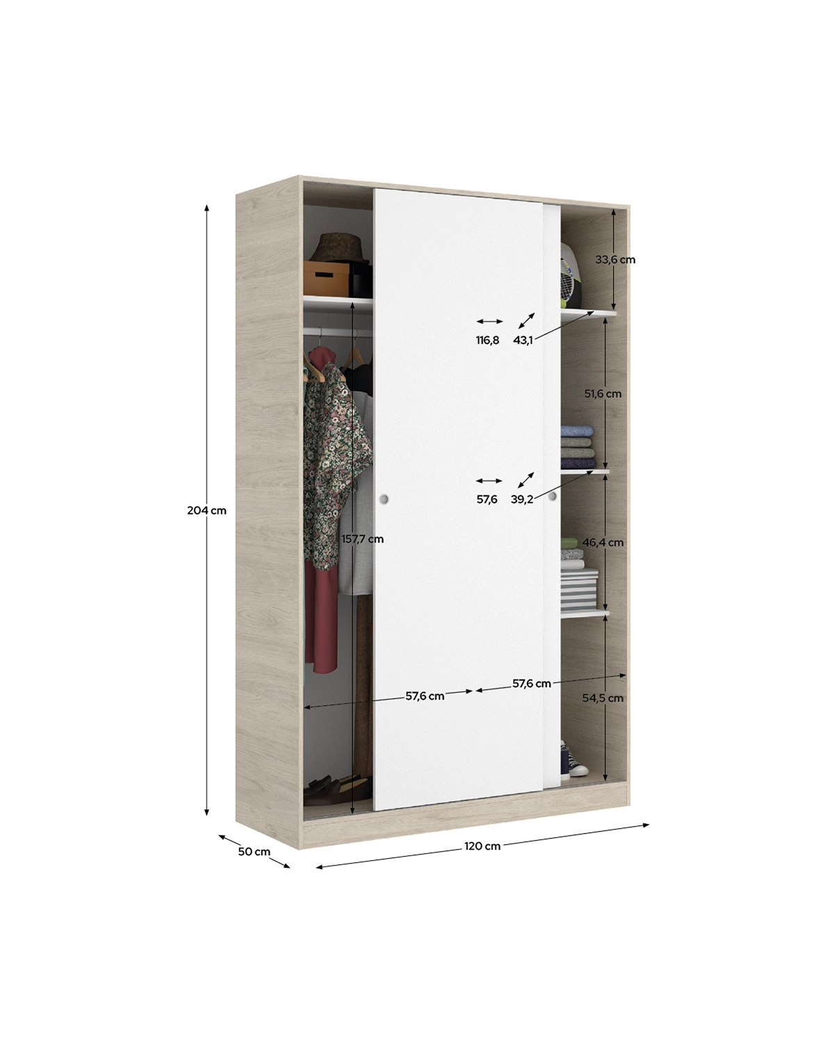 Armario de puertas correderas Slide