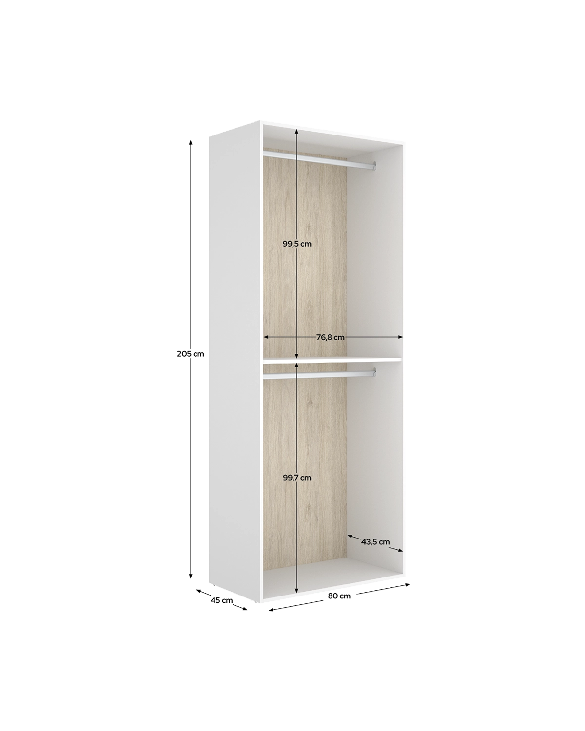 Módulo vestidor Suit