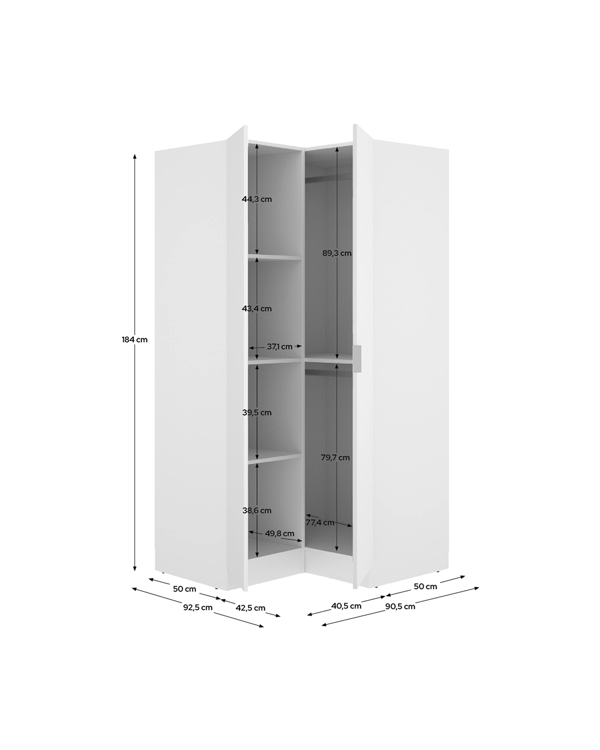 Armario rinconero Essen