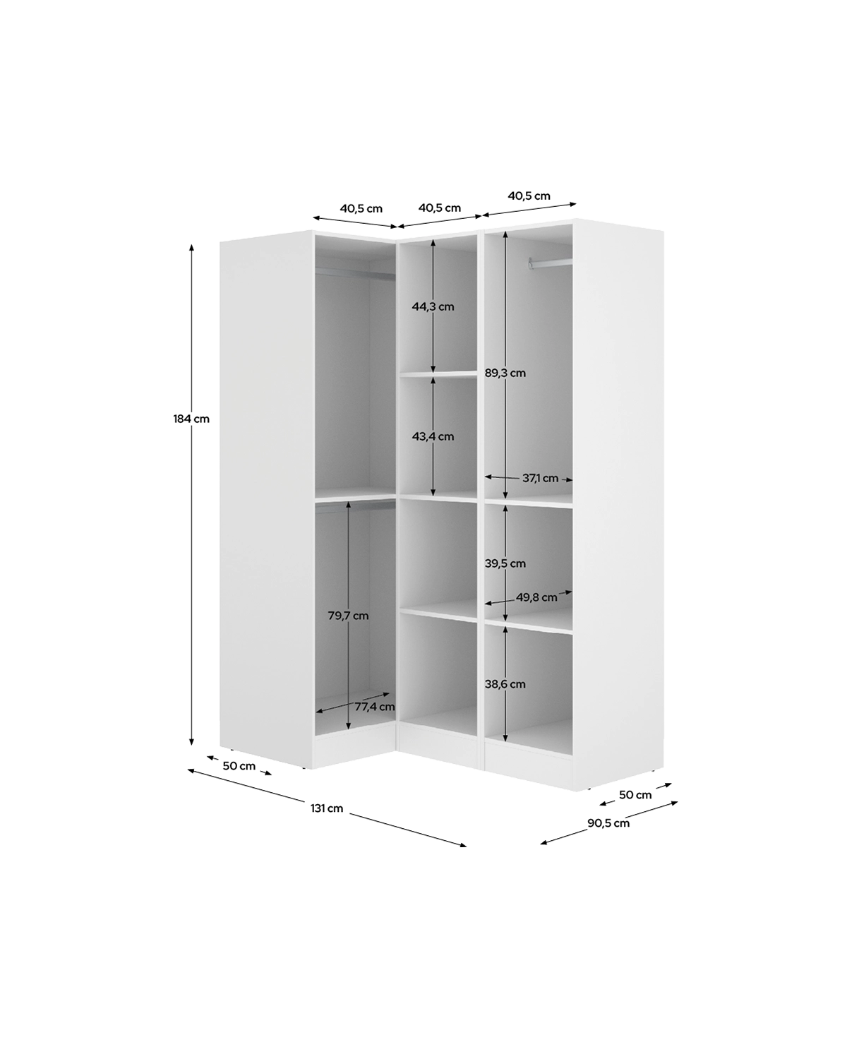 Armario rinconero Essen