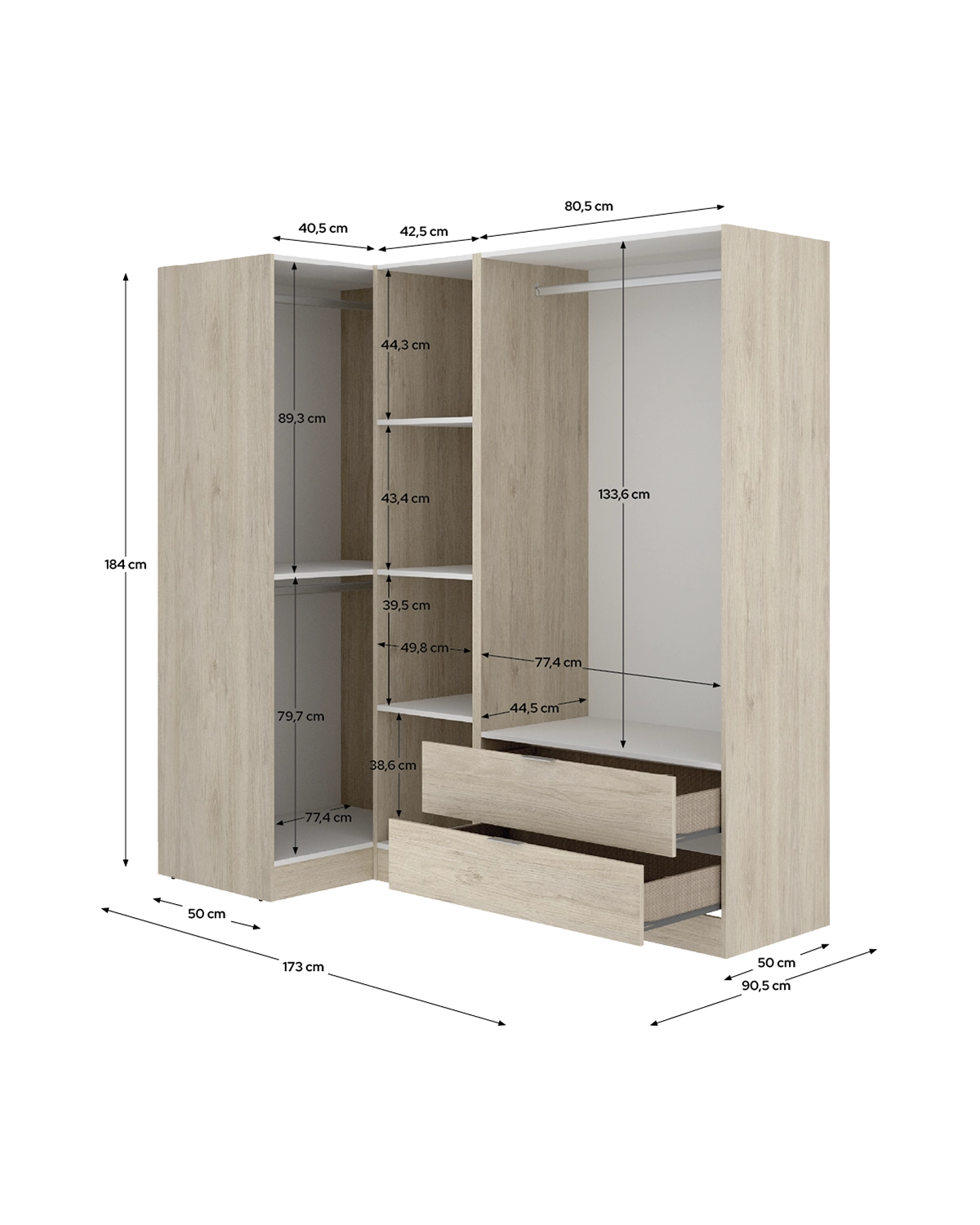 Armario rinconero Essen