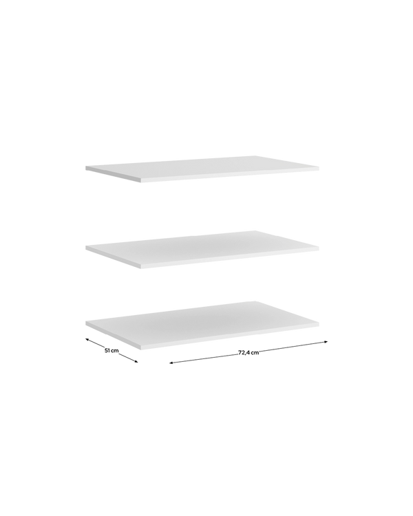 Pack estantes para armario Slide de 150 cm