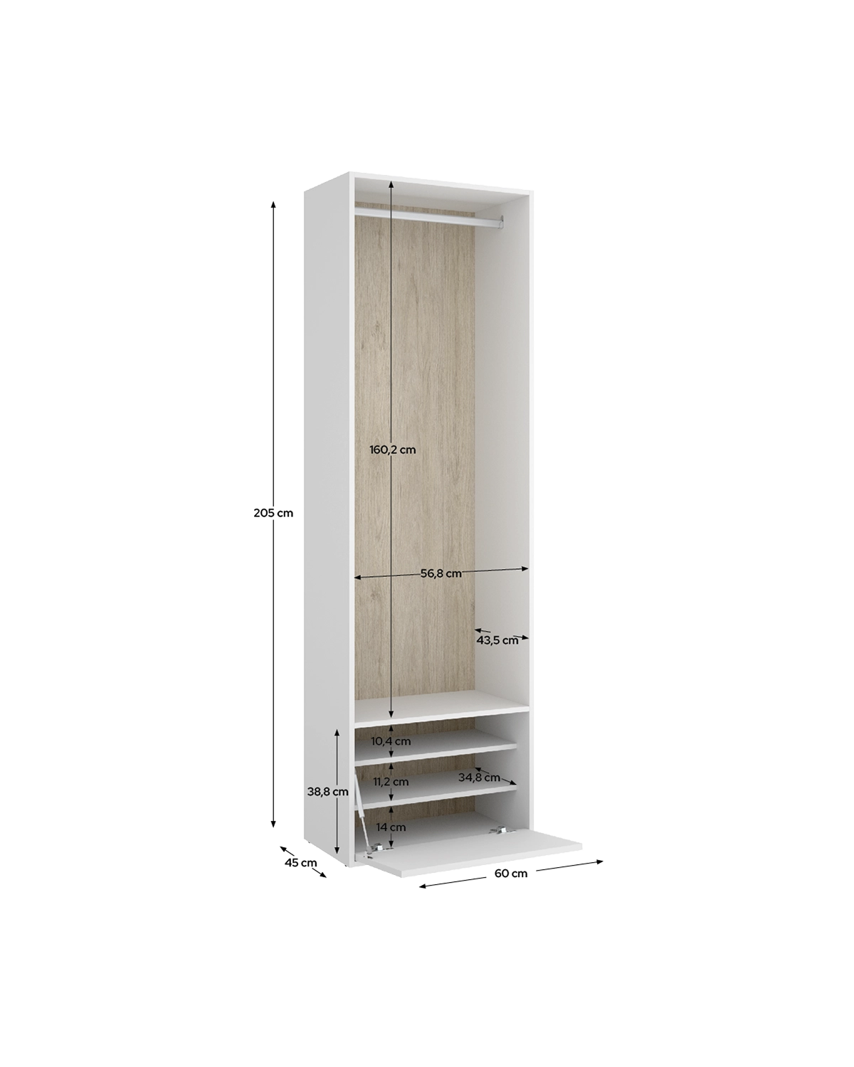 Módulo vestidor Suit