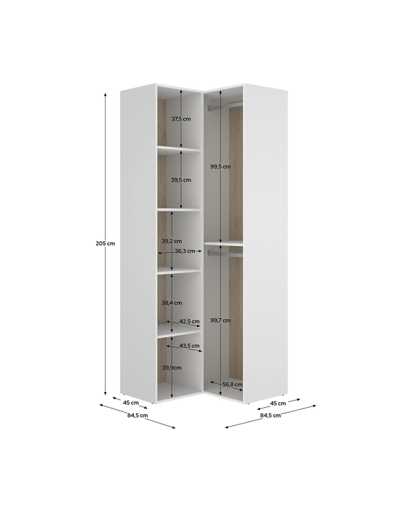 Módulo vestidor rinconero Suit