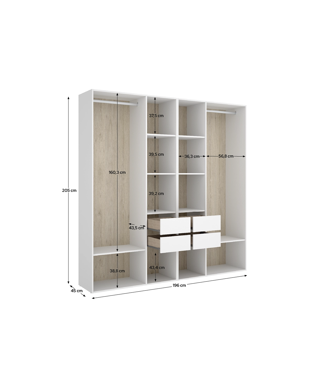 Módulo vestidor Suit