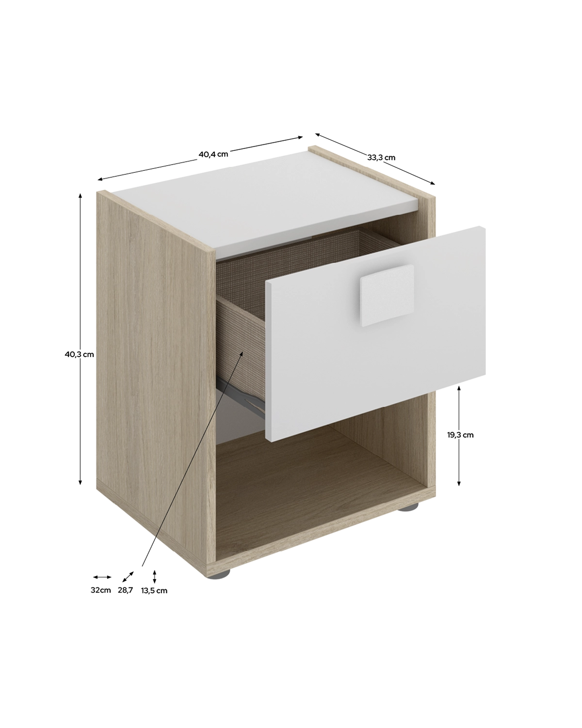 Mesita de noche Dina