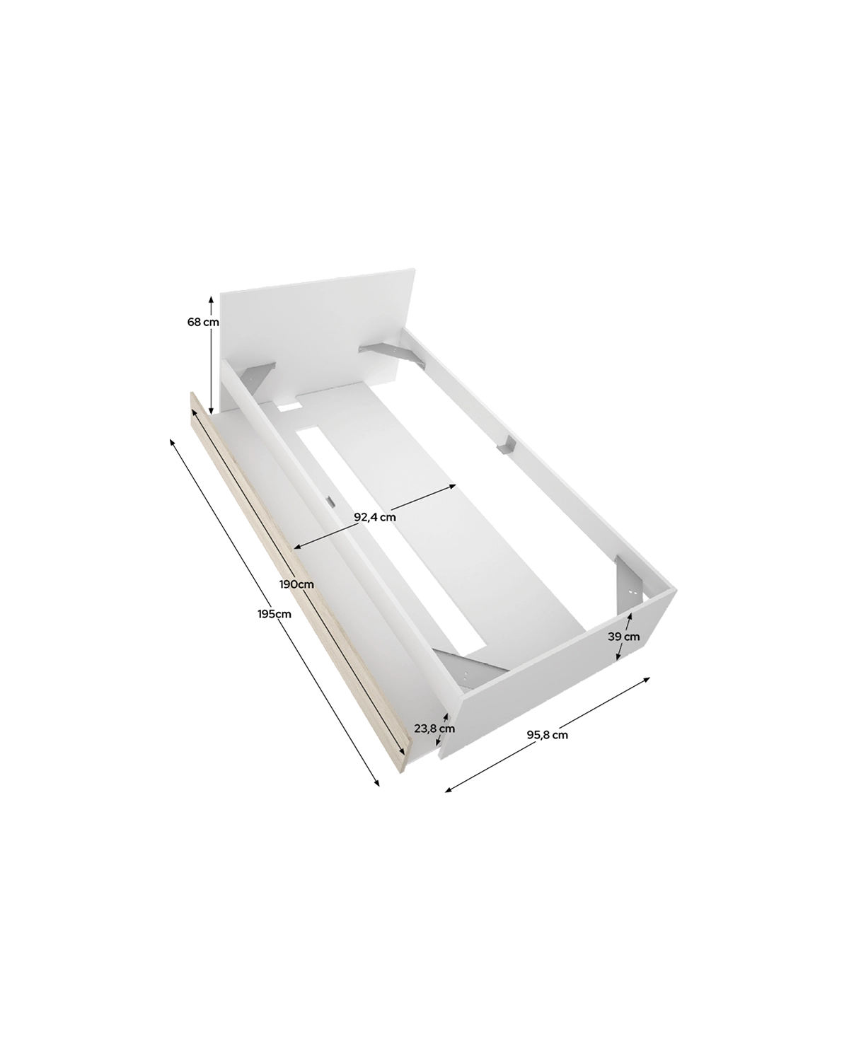 Cama nido con cabecero Top