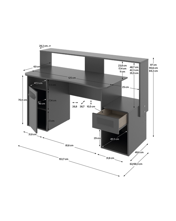 Escritorio gamer Fosk