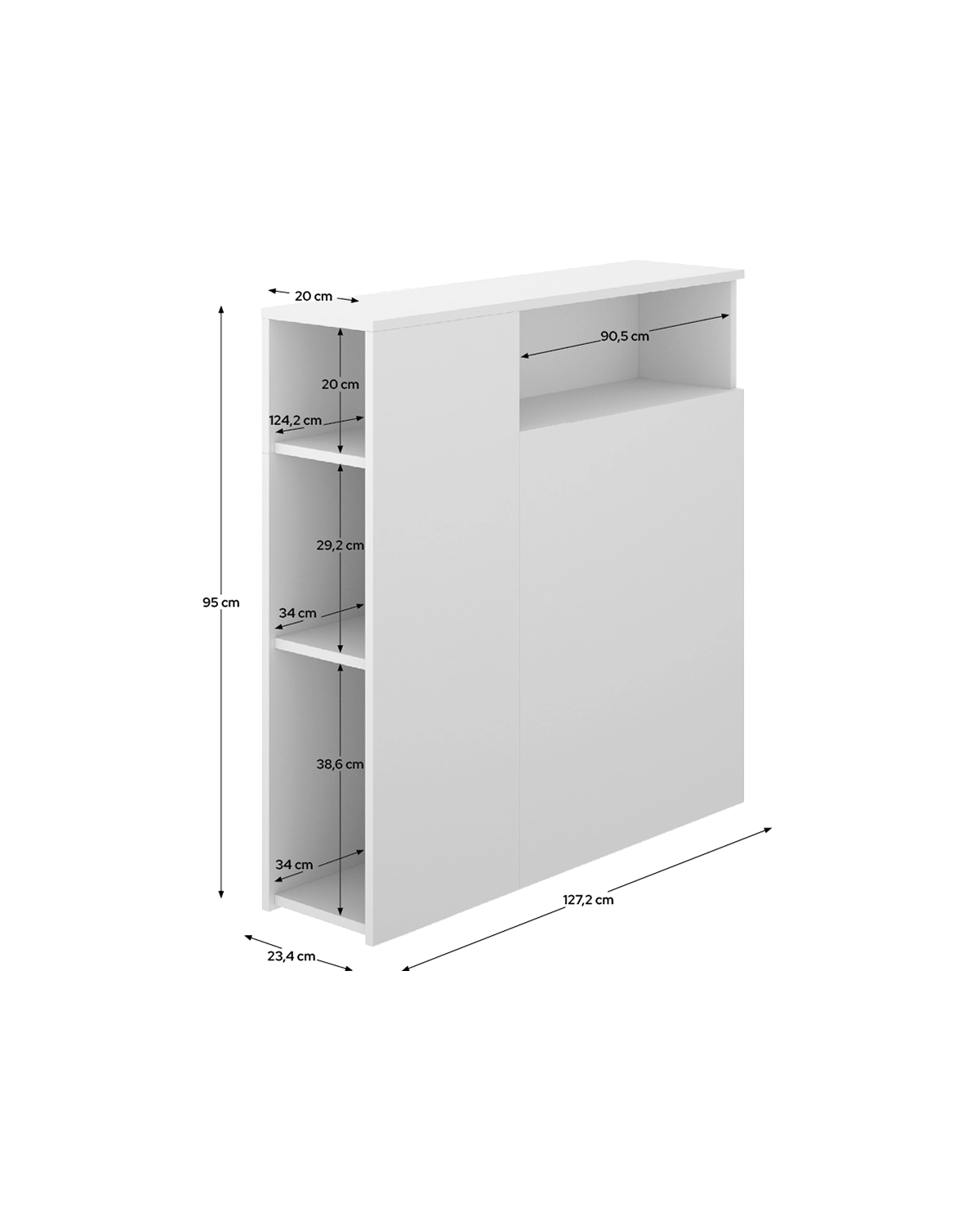 Cabecero con almacenaje Ten