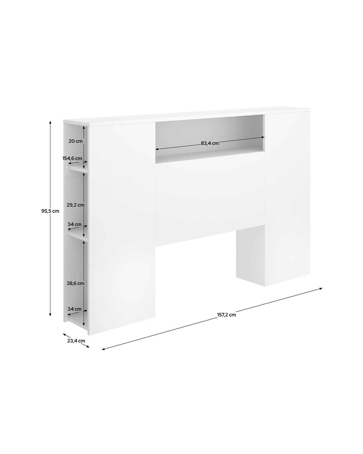 Cabecero con almacenaje Ten