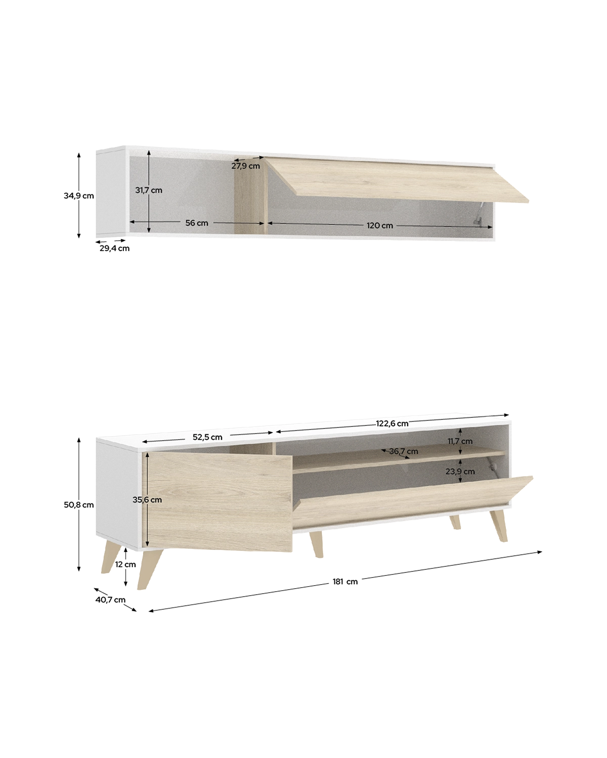 Pack ahorro comedor cuatro piezas Bonn