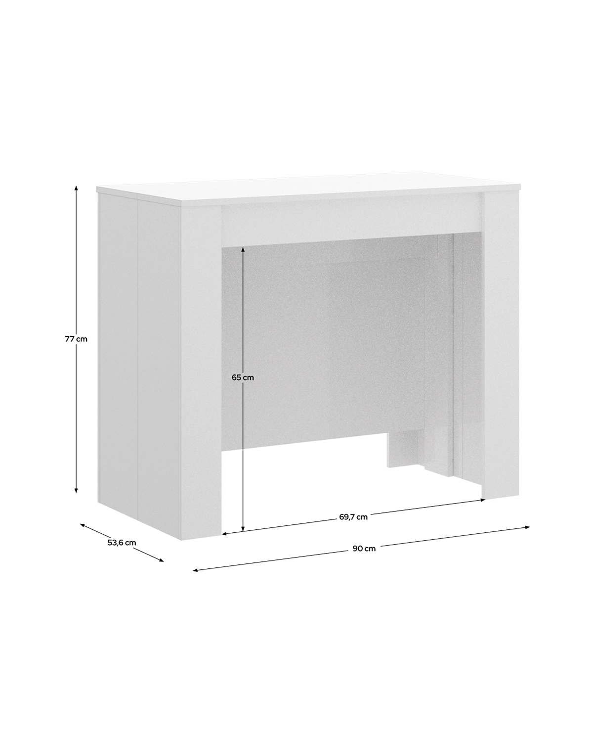 Mesa de comedor/consola extensible Kiona