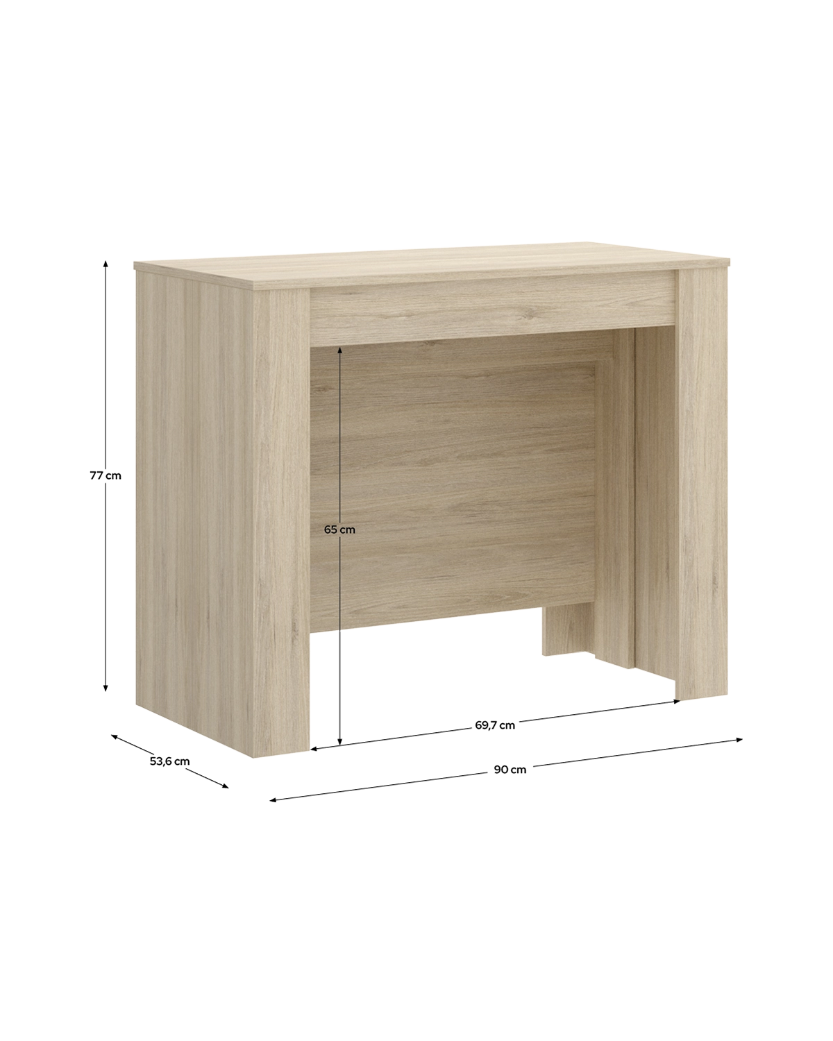 Pack ahorro de mesa extensible Kiona y sillas Manuela