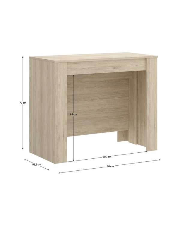 Pack ahorro de mesa extensible Kiona y sillas Manuela