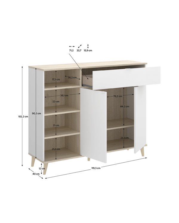 Mueble auxiliar de cocina Wok