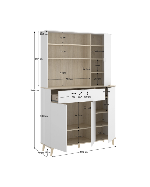 Mueble auxiliar de cocina Wok