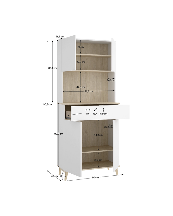 Mueble auxiliar de cocina Wok