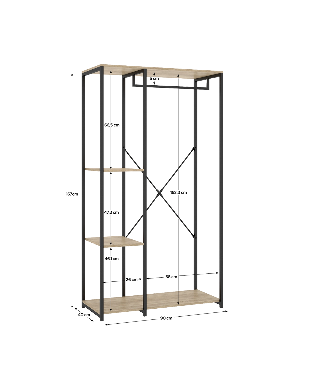 Armario vestidor Trok