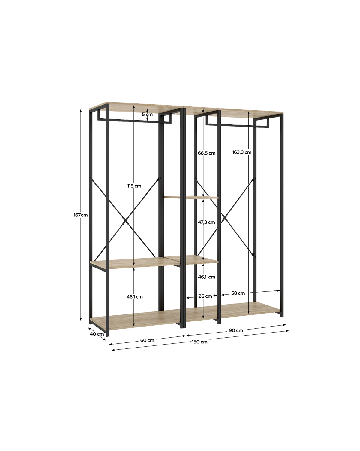 Armario vestidor Trok